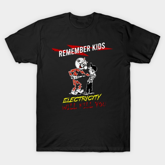 electricity vintage T-Shirt by no_morePsycho2223